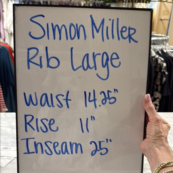 Simon Miller Rib Cyrene Ribbed Knit Pant Size Large in Coral Red/Orange - Picture 2 of 9